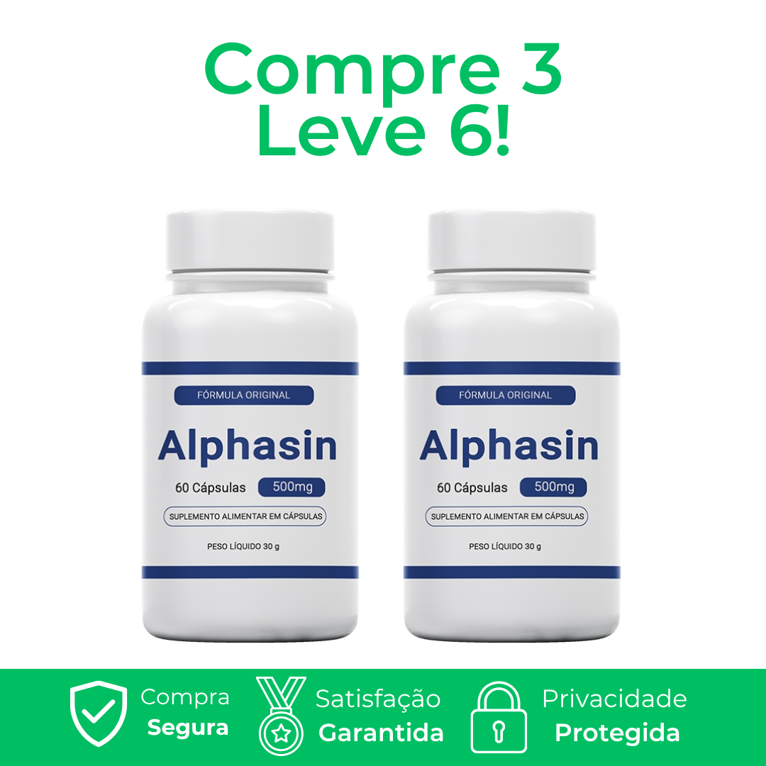 Alphasin - Auxílio no Alívio das Dores da Próstata