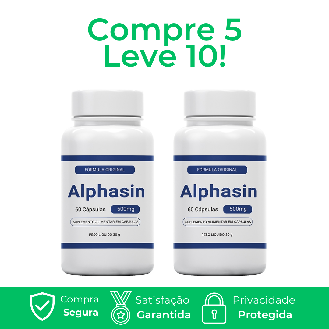 Alphasin - Auxílio no Alívio das Dores da Próstata